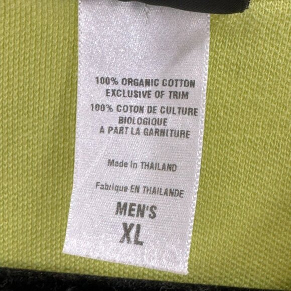 Patagonia Organic Cotton Bright Green Polo Shirt Mens XL - Picture 4 of 5